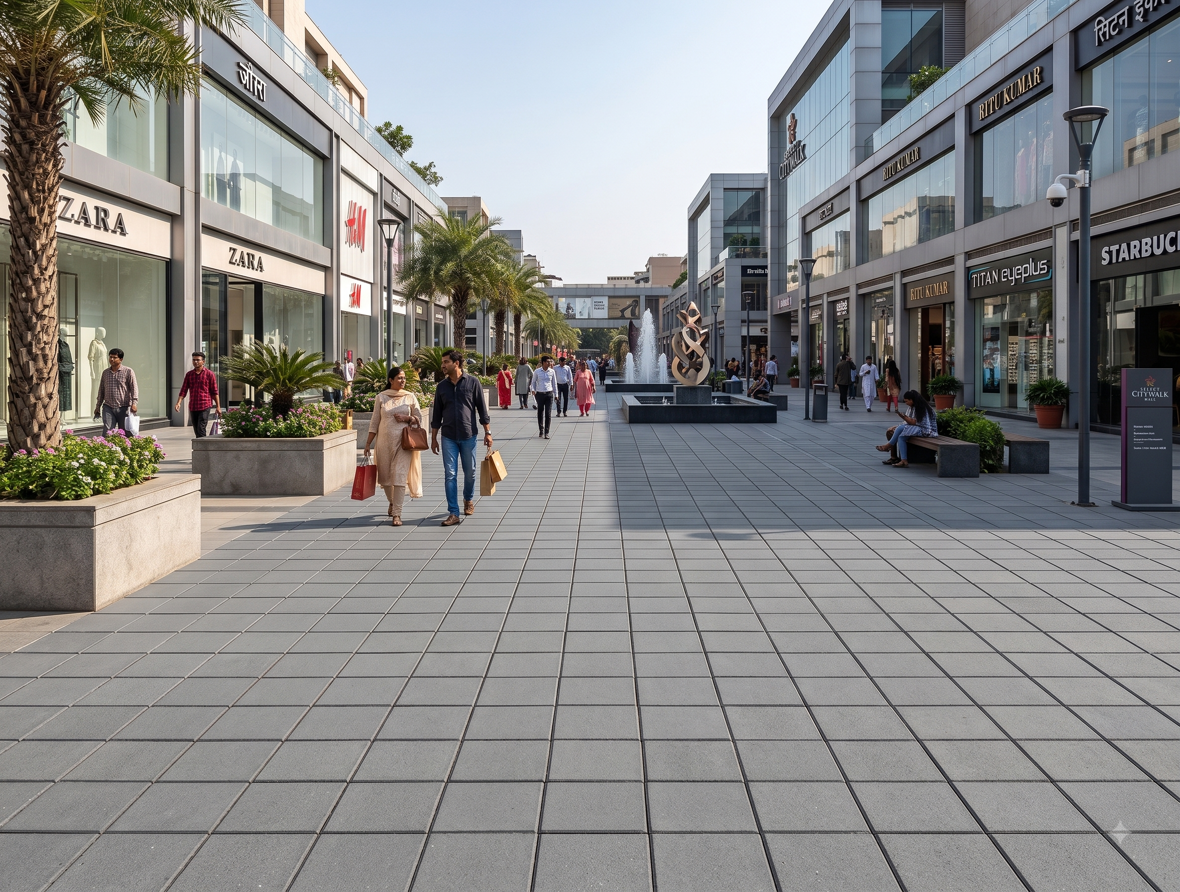 High Street Shopping Promenade
